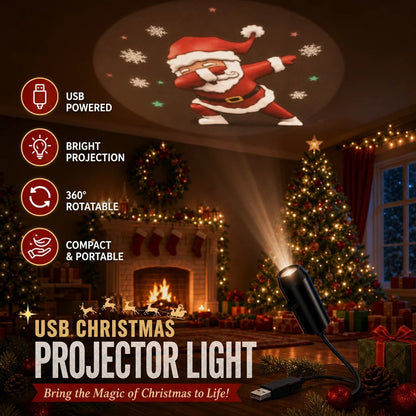 Christmas Magic Projector Light – 6/10 Festive Holiday Scenes