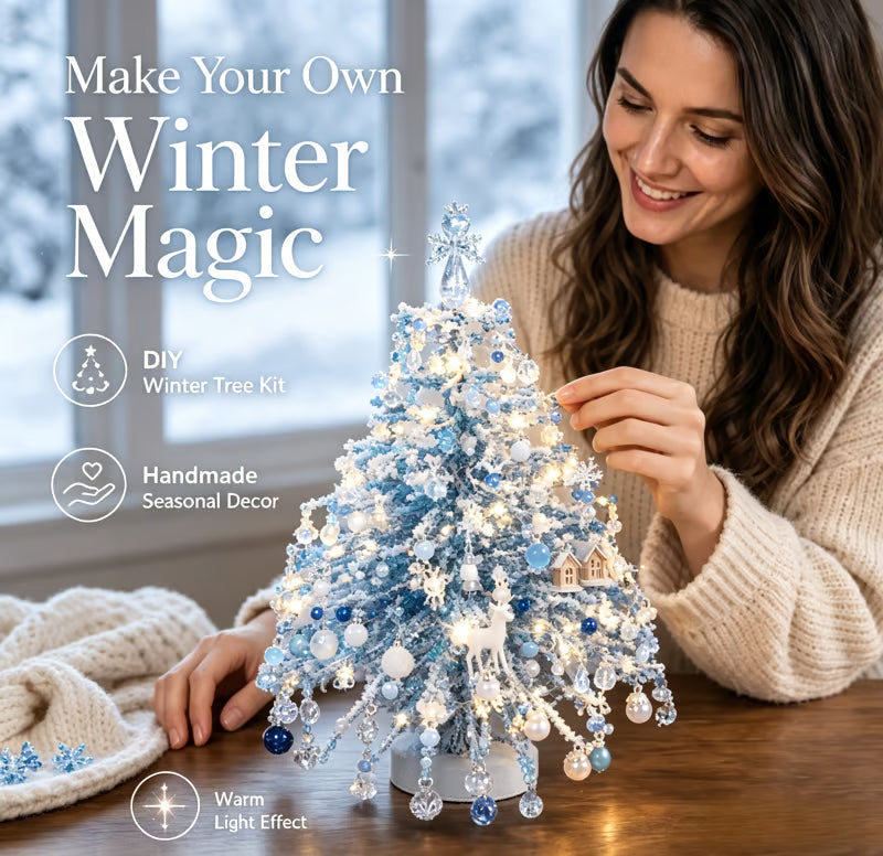 Seasonal Beaded Tree DIY Kit – 5 Styles for Christmas, Halloween, Fall & Winter