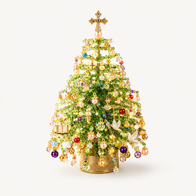 Seasonal Beaded Tree DIY Kit – 5 Styles for Christmas, Halloween, Fall & Winter