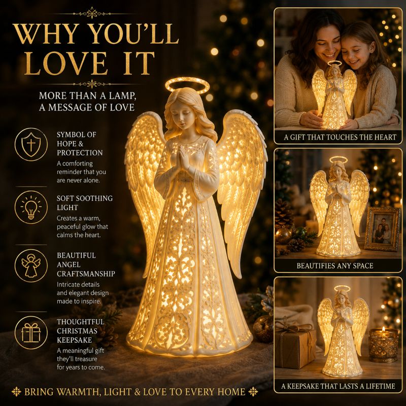 Angel Christmas Guardian Light – Symbol of Hope, Love & Protection