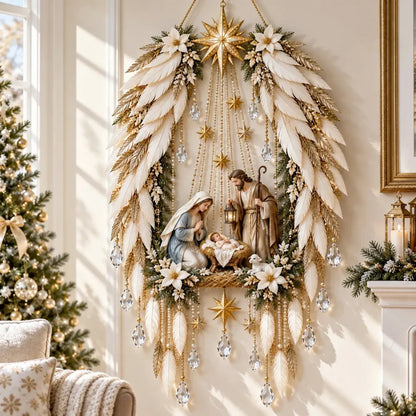 Bethlehem Star Lighted Nativity Wall Decor
