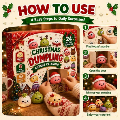 Christmas Mini Squishies Advent Calendar 2026 – 24-Day Surprise Countdown