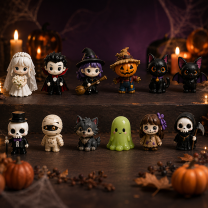 24-Day Halloween Haunted House Countdown & Display Set