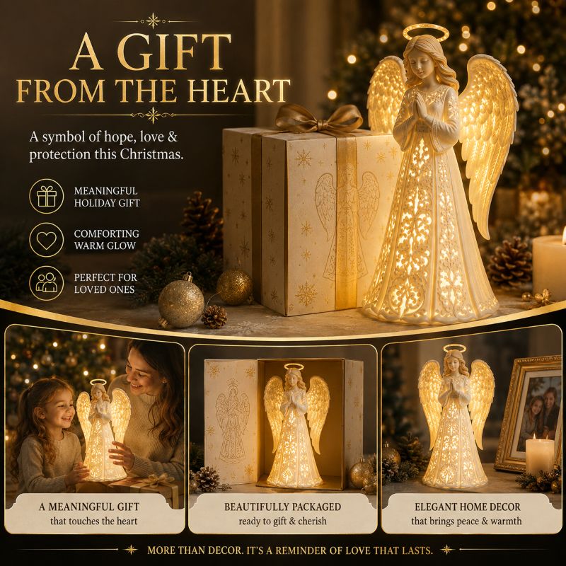 Angel Christmas Guardian Light – Symbol of Hope, Love & Protection