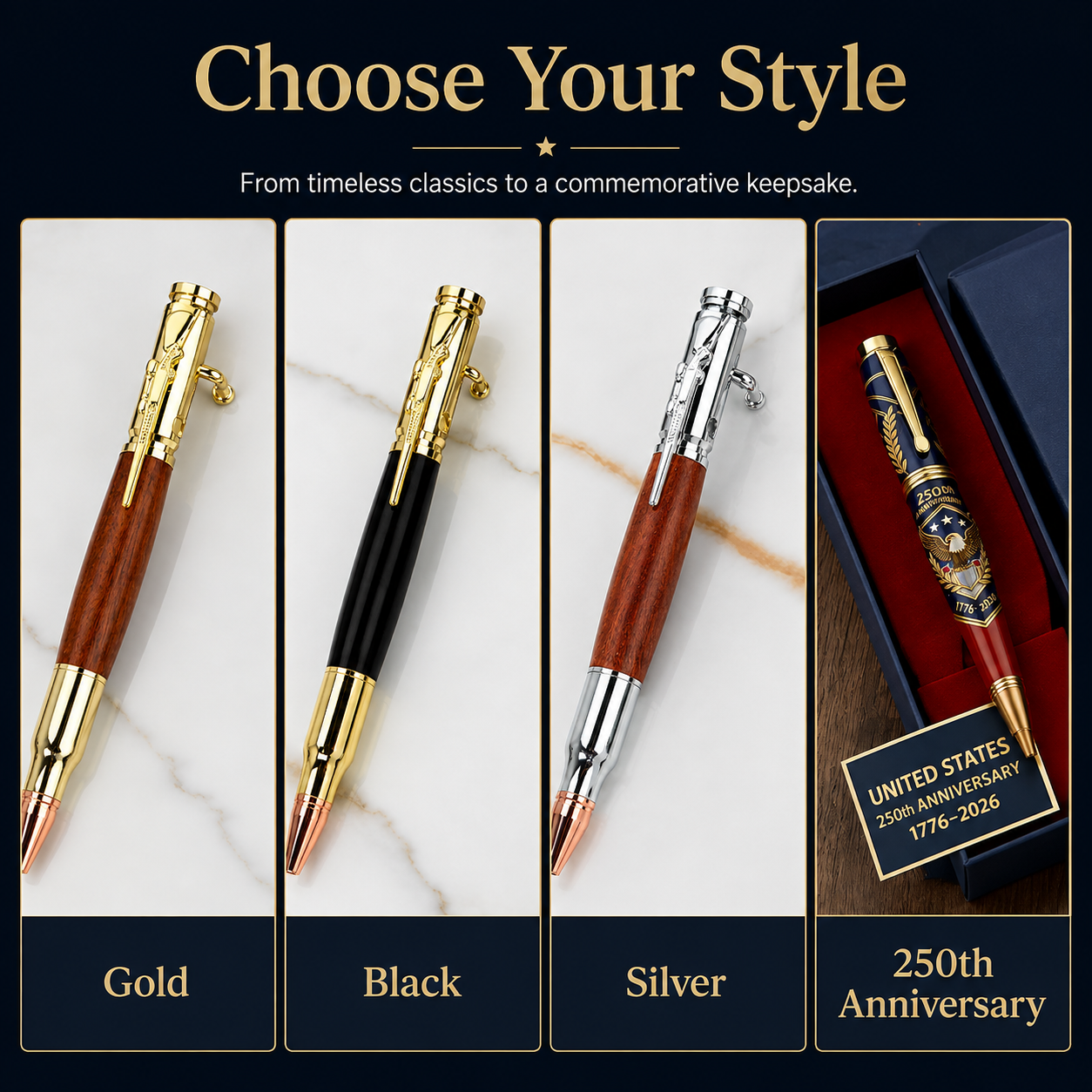 Handmade Bolt-Action Wooden Pen – Real Wood. Satisfying Bolt Action. Made to Be Kept.