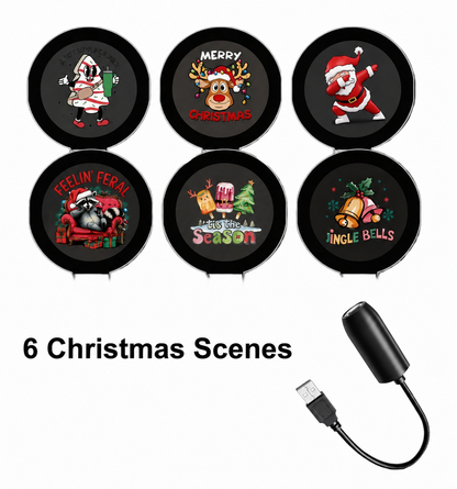 Christmas Magic Projector Light – 6/10 Festive Holiday Scenes