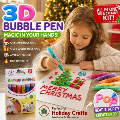 Telaion 3D Puffy Paint Pens – Heat-Activated DIY Art Markers