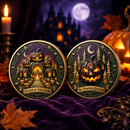 Halloween Pumpkin Kingdom collectible coin