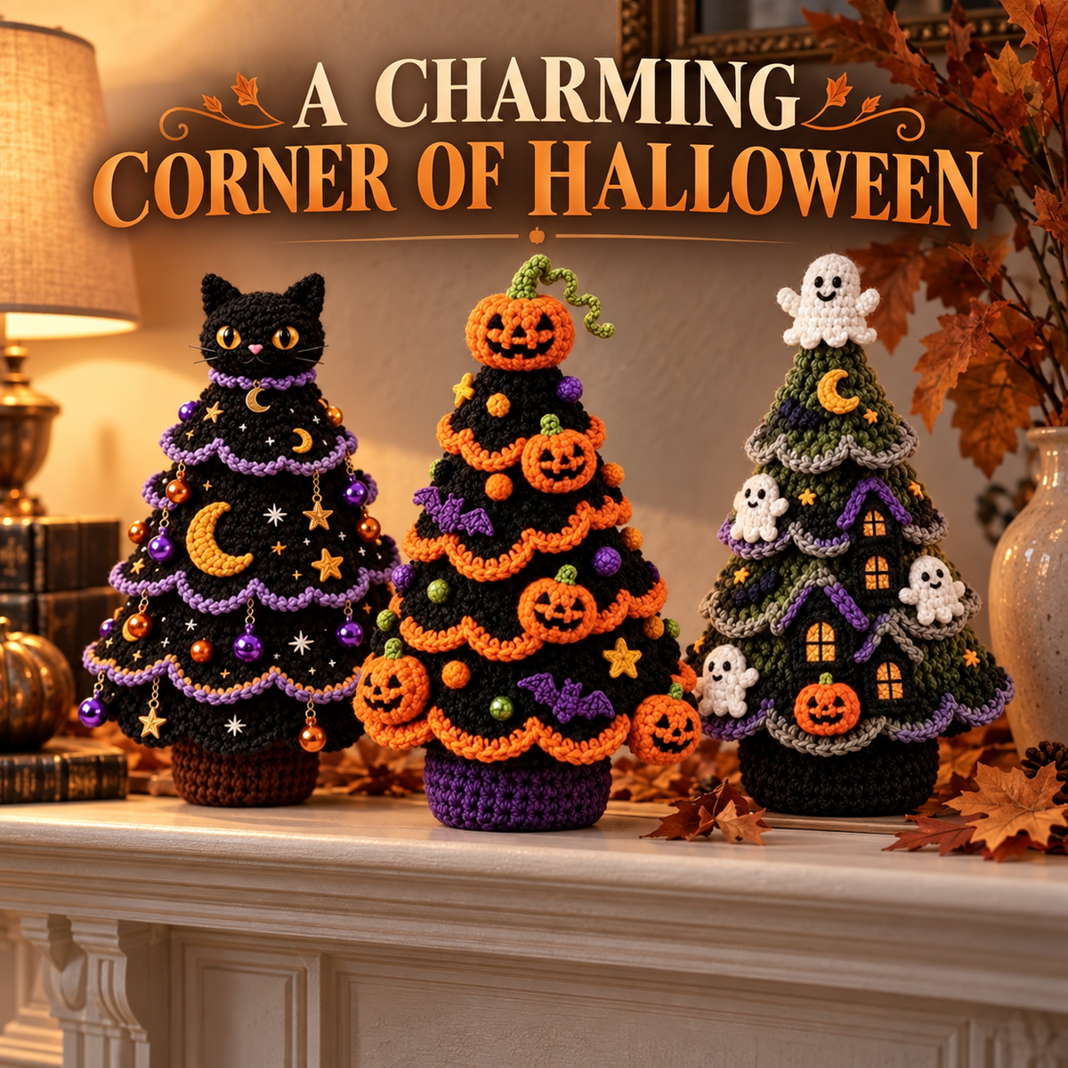 DIY Halloween Crochet Tree Kit | Choose 1 of 5 Designs