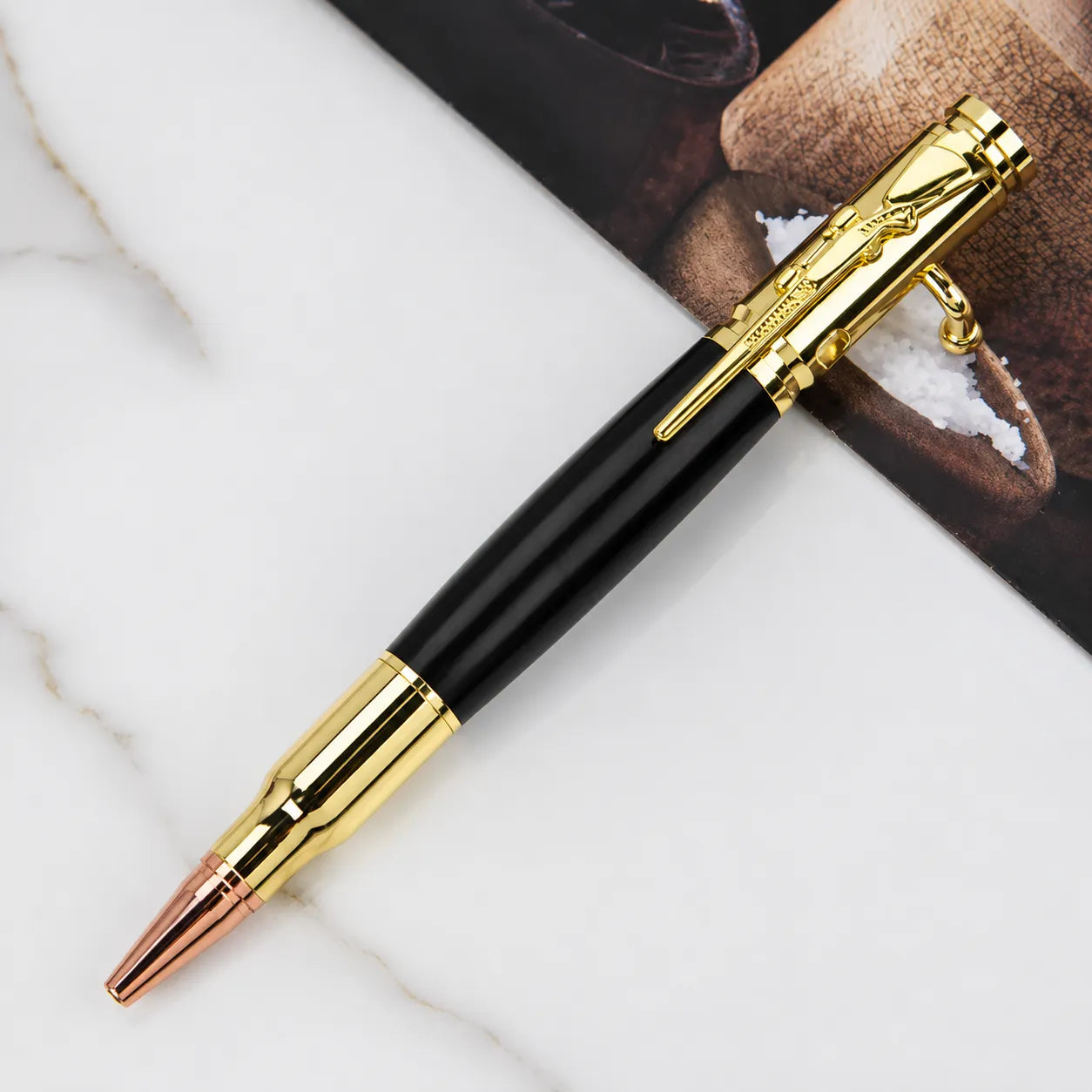 Handmade Bolt-Action Wooden Pen – Real Wood. Satisfying Bolt Action. Made to Be Kept.
