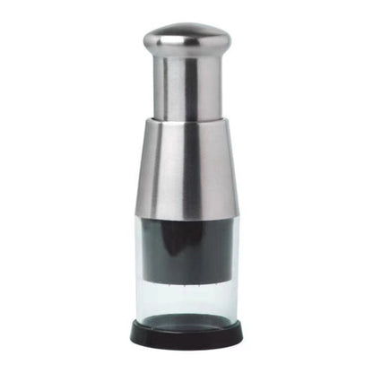 Stainless Steel Manual Food Chopper – Garlic, Ginger & Herb Prep Tool