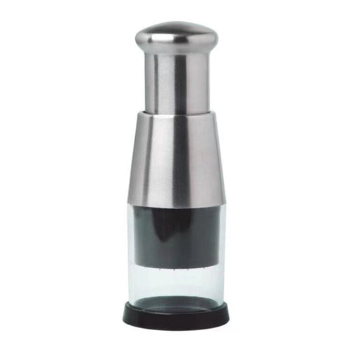 Stainless Steel Manual Food Chopper – Garlic, Ginger & Herb Prep Tool