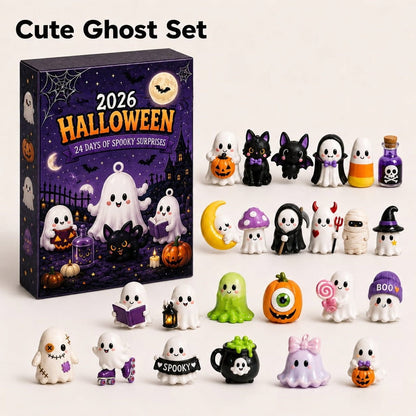 24-Day Halloween Haunted House Countdown & Display Set