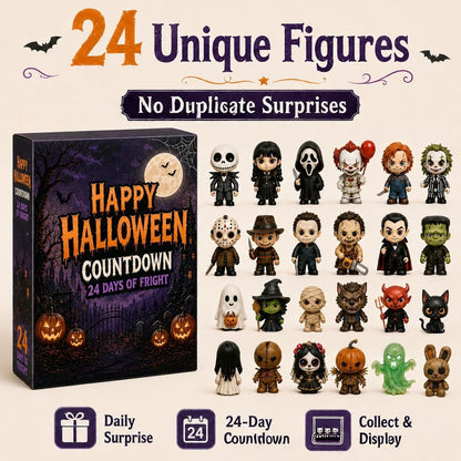 24-Day Halloween Haunted House Countdown & Display Set