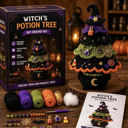 DIY Halloween Crochet Tree Kit | Choose 1 of 5 Designs