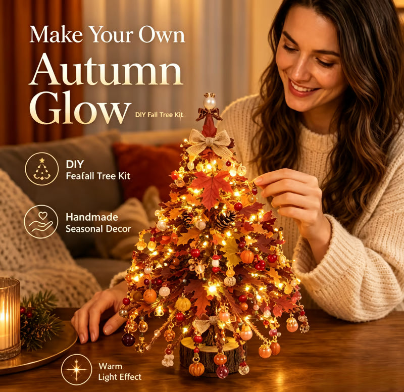 Seasonal Beaded Tree DIY Kit – 5 Styles for Christmas, Halloween, Fall & Winter
